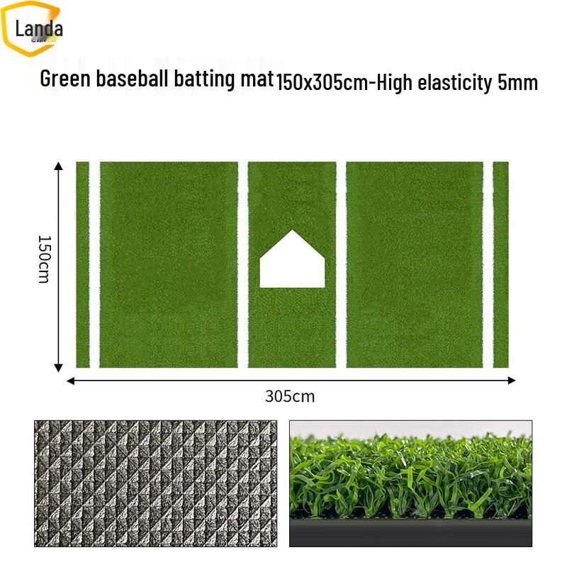 Landa Baseball Batting and Pitching Practice Mat