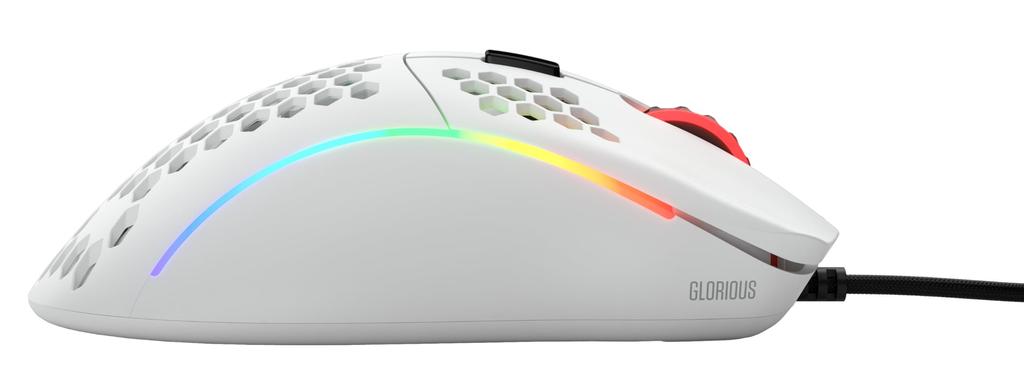 Glorious Model D Мышь Проводная игровая компьютерная эргономика RGB светящаяся 6 программных кнопок DPI 12 игровая компьютерная мышь (69 г)