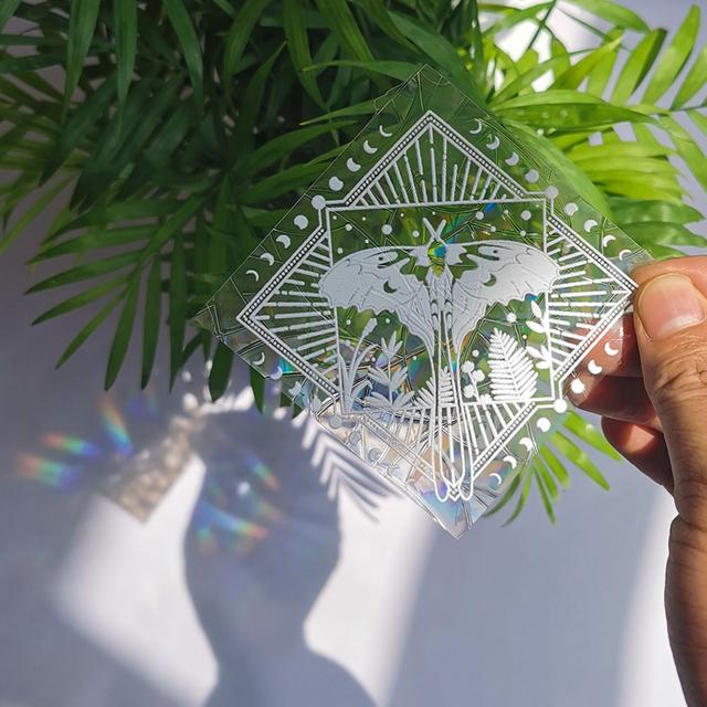 3D Радуга, ловец солнца, наклейки на стену, ловец света, ПВХ оконная пленка, самоклеящаяся наклейка, наклейка на мотоцикл, ПВХ пленка, домашний декор