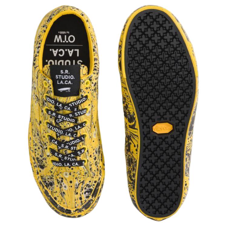 Vans СР. СТУДИЯ. . Калифорния. X Vans Authentic 44 Vibram 'Cyber Yellow Marbled' Кроссовки VN000DCNFAS