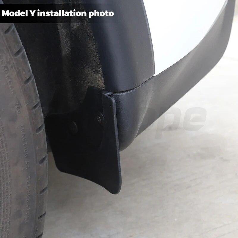 Futhope 4PCS TPE брызговики для Tesla Model 3 Model Y ~2023 брызговики противоскользящие сменные брызговики крыло