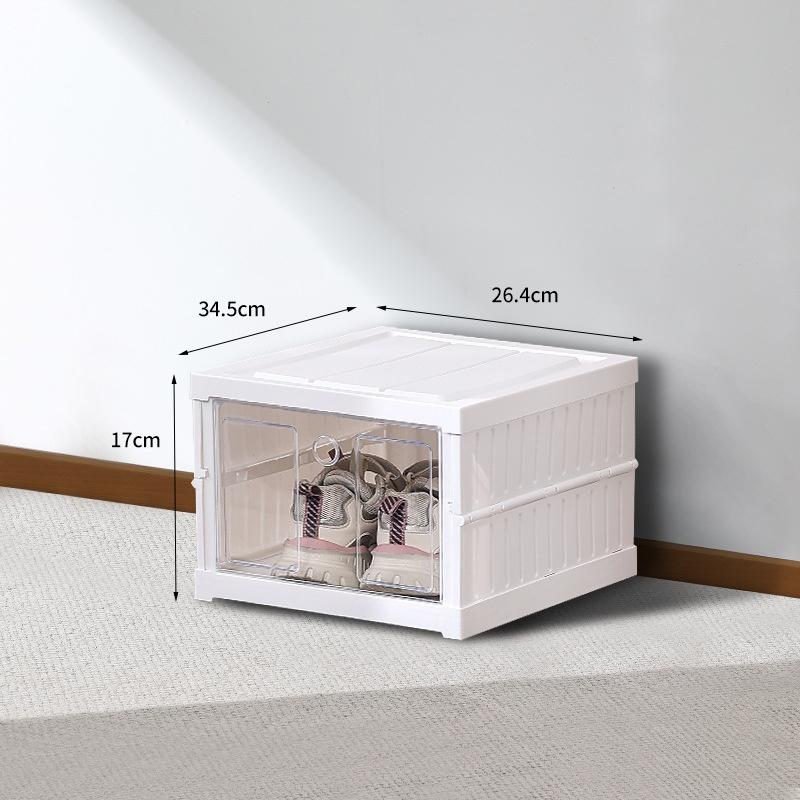 Transparent Dustproof Shoe Cabinet Multi-functional Large Capacity Stackable Shoes Cabinet Stackable Storage Organization Box