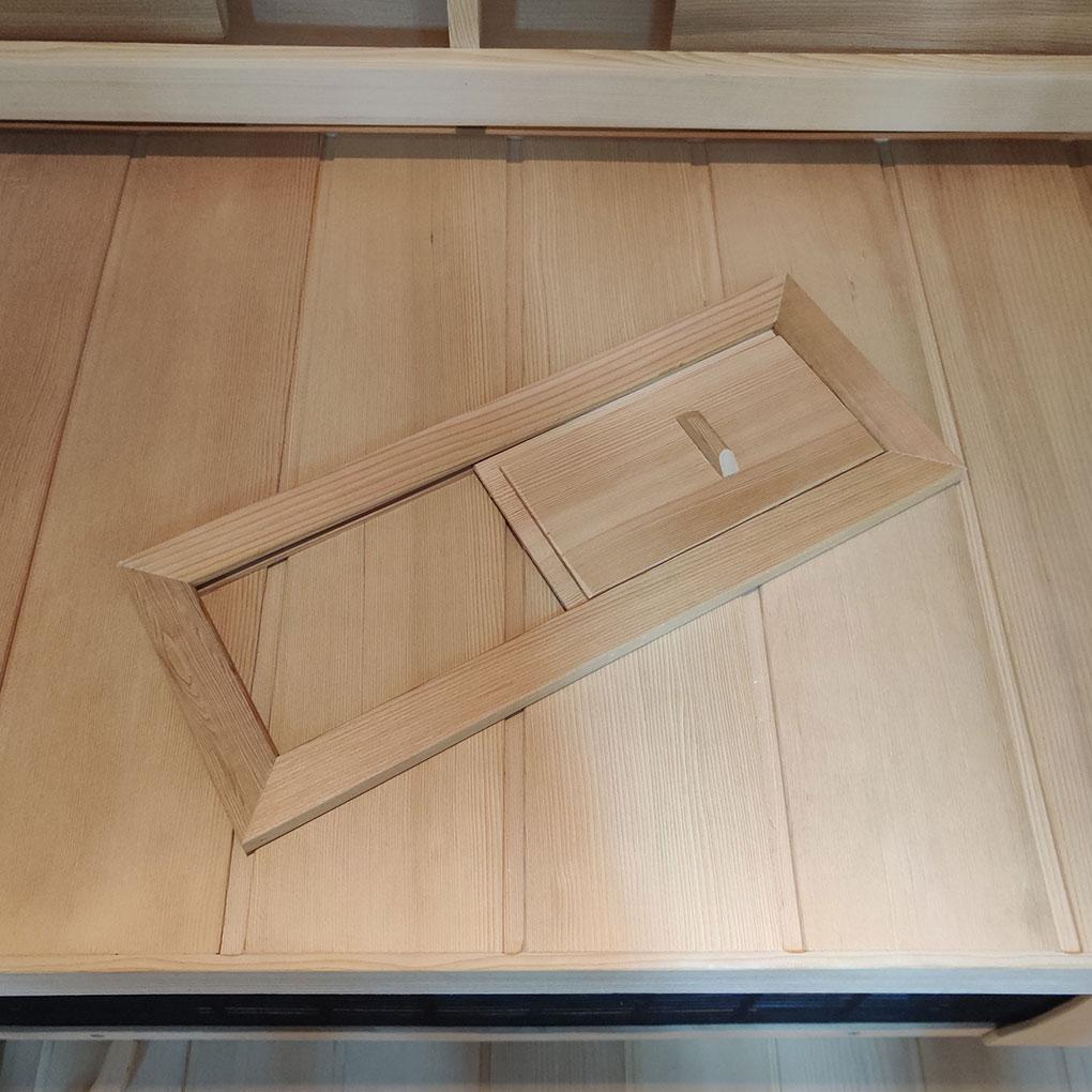 Сауна Вентиляционное отверстие Сушилка Декоративная вентилируемая решетка Окно Практичная гладкая деревянная жесткая структура Выход пара