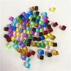 50Pcs/Set 8Mm Clear Cube Colorful Square Corner Transparent Dice Chess