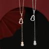 Gourd Necklace Women's Versatile Retro Light Luxury Niche Design Pendant Sweater Chain Accessories