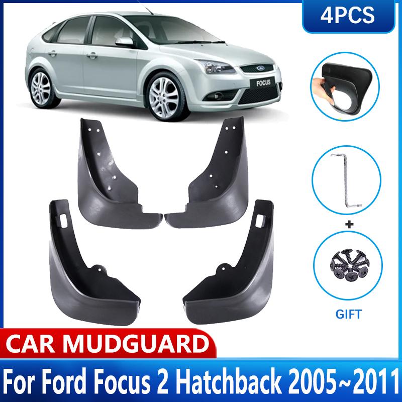 Автомобильные брызговики для Ford Focus 2, аксессуары II хэтчбек MK2 Mk2.5 2005 ~ 2011, брызговик на переднее колесо, брызговик на крыло