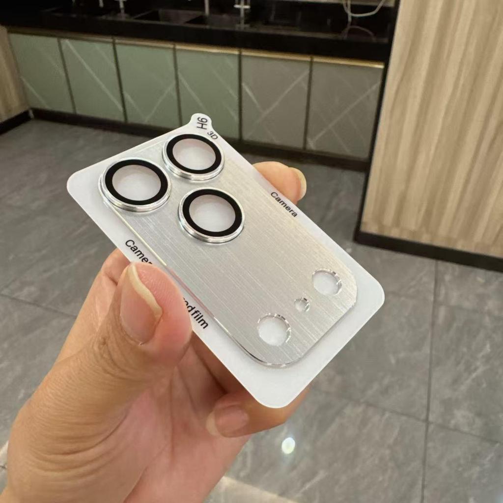Полностью закрывающее металлическое стекло для защиты камеры для iPhone 17 Pro Max Стекло для защиты линзы для iPhone 17 pro Металлическое кольцо-пленка для линзы