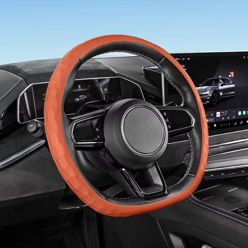 Для Zeekr 001 2024-2025 Силиконовый чехол на руль Автомобильный протектор руля Противоскользящий и влагопоглощающий