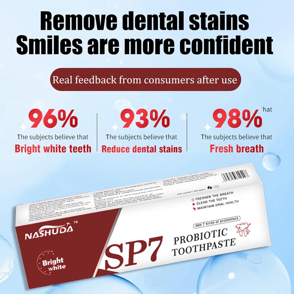 Зубная паста Sp7 Probiotic Toothpaste Whitening, зубная паста Sp-7 Ultra Whitening, зубная паста Sp 7, зубная паста для удаления пятен и отбеливания, глубокая очистка