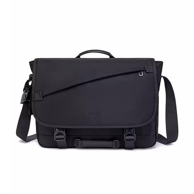 Handheld Men's Large Capacity Nylon Shoulder Crossbody Bag New Waterproof 15.6-inch