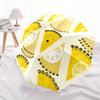 1pc Lemon Slice Pattern Automatic Open, Sturdy Iron Frame, Compact Folding Design, All-Season Portable Umbrella for Women & Men, Outdoor Umb