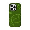 Зеленый чехол Domo для IPhone 16 15 14 13 12 11 X XS XR XSMAX 7 8 Pro Max Plus Двухслойная задняя крышка