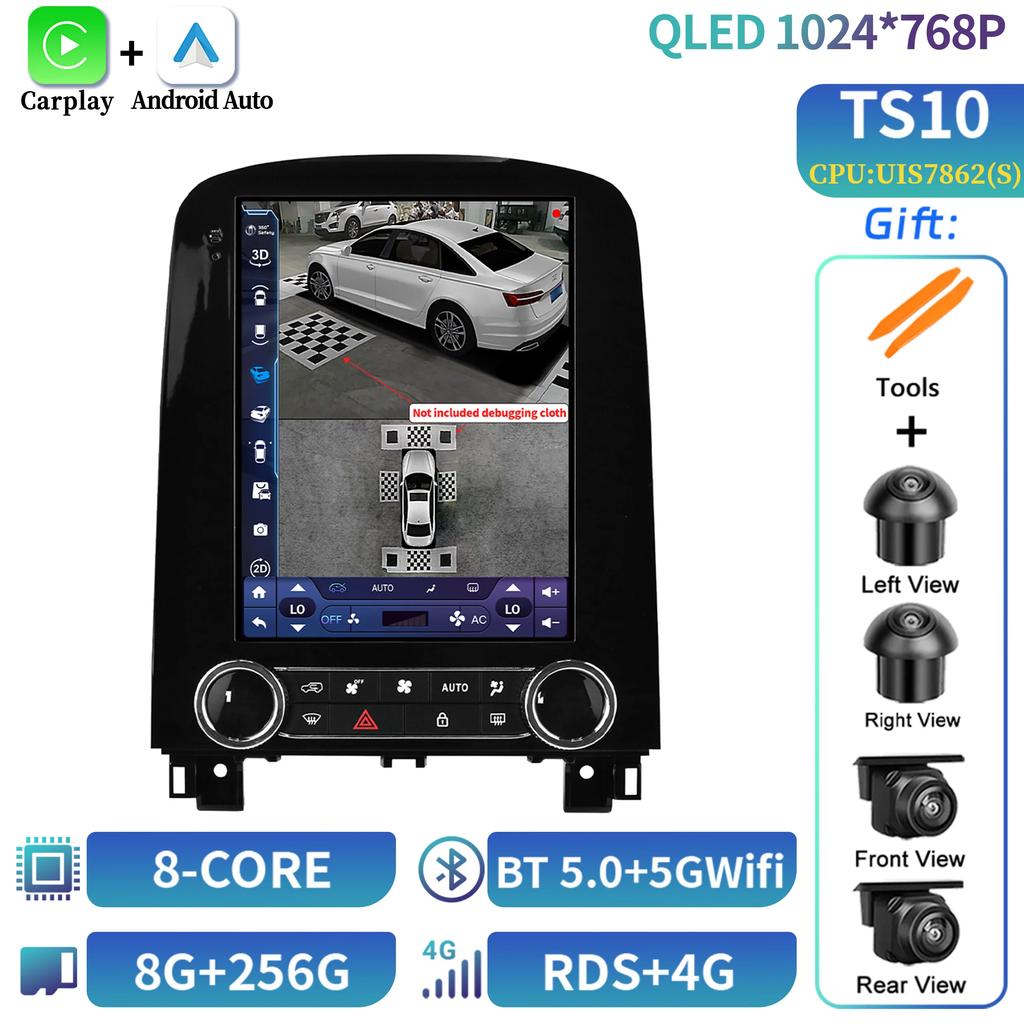9,7-дюймовый Android Автомагнитола Радио Мультимедийный Видеоплеер Для Renault Scenic 2013-2024 Навигация Carplay Автомобильный Экран GPS