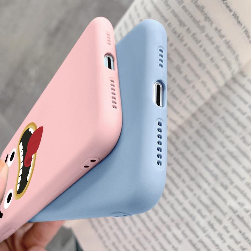 Funny Patterned Soft Silicone Case For Samsung M35 A55 Xiaomi Redmi Note 13 Poco C65 iPhone 15 Huawei Honor Realme Camera Protective Shockproof Cover