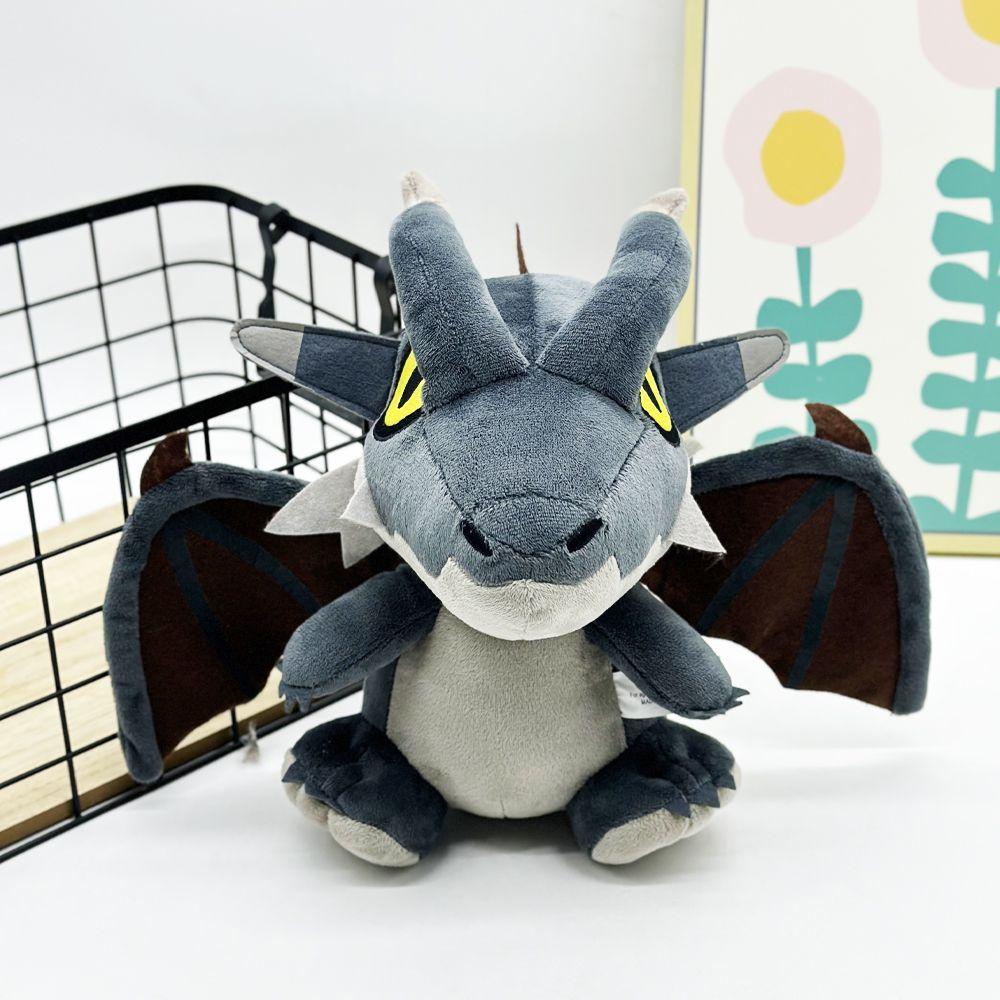 Плюшевая подушка-кукла Деформированный Фаталис из Monster Hunter, 35 см - Идеальный подарок, Коллекция фанатов или День рождения друзей детей