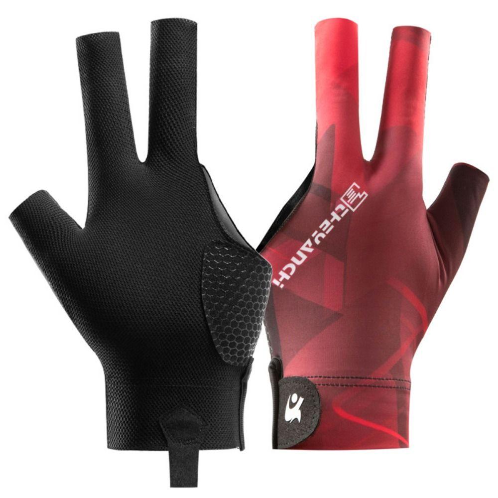 Unisex Snooker Glove Three Finger Billiard Training Gloves  Billiard Training