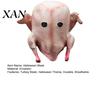 Soft Latex Animal Head Mask Halloween Mask, Realistic Turkey Shape, Breathable Full Funny Costume Party Prank Cover, for Thanksgiving Dress Up Cosplay