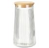 1400 Glass Storage Jar with Bamboo Lid