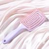 1Pc Elastic Massage Comb Hollow Out Hair Brush Scalp Massage Combs Hair Styling Detangler Fast Blow Drying Detangling Tool