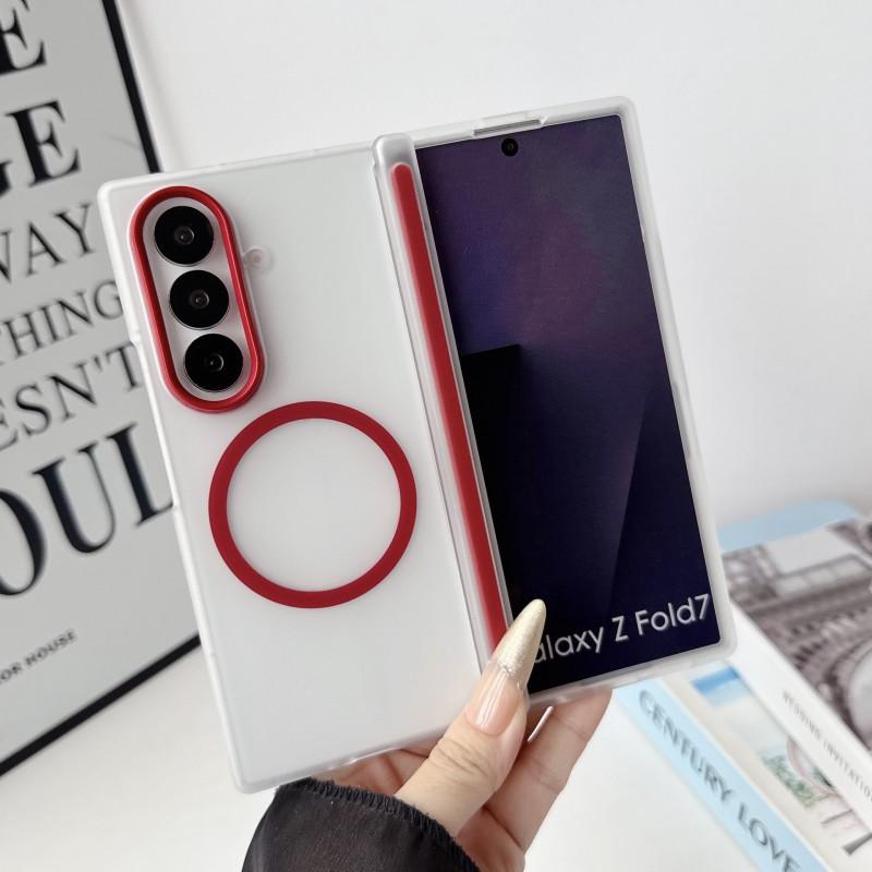 360 Rotating Magnetic Detachable Stand Case Galaxy Z Fold7 With Front Frame Protector Compatible Fold6