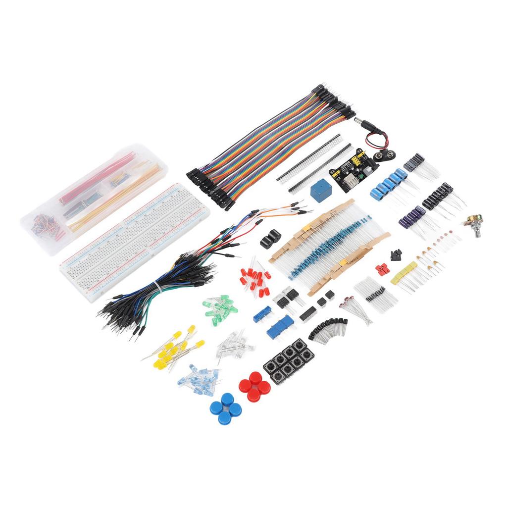 Набор электронных компонентов Модуль питания Резистор Конденсатор Транзистор Перемычки