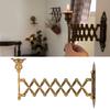 Extendable Metal Candlestick Holder Antique Bronze Finish Wall Mounted Candle Holder  Bedroom