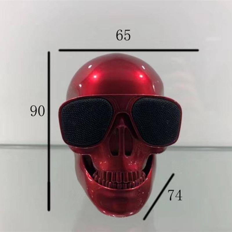 Popular Mini Skull Wireless Bluetooth Speaker - Outdoor, Portable Cartoon Ghost Design with Heavy Bass, Perfect Gift