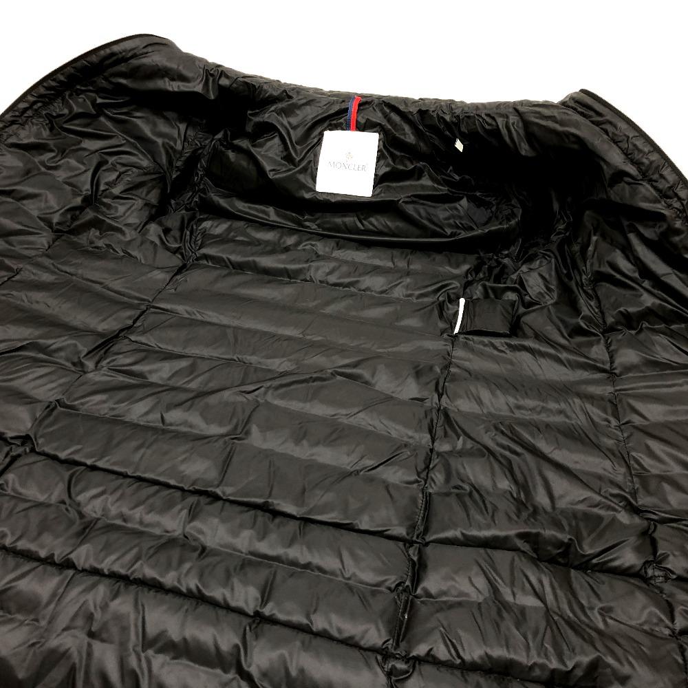 MONCLER logo Long Down Jacket Apparel Down jacket Nylon Black