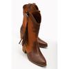 Women's Thick Mid Heeled Western Cowgril Style Casual Boots
