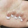 10Pcs Simple Detachable False Nails Handmade False Nails Full Cover Fake Nails Tips Wearable Press On Nail Tips