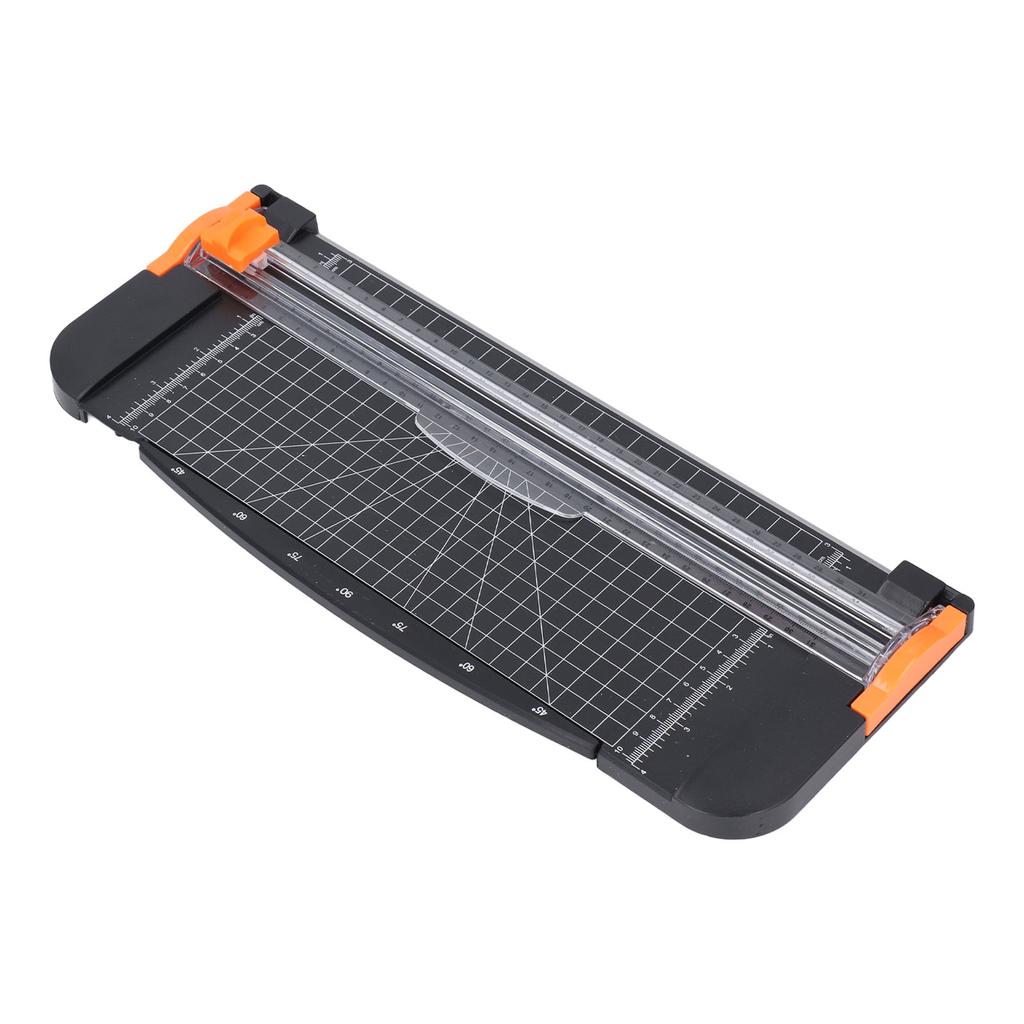 Paper Cutter 12in A4 Office Trimmer Crafting Scrapbooking Tool with Security Guard Side Ruler