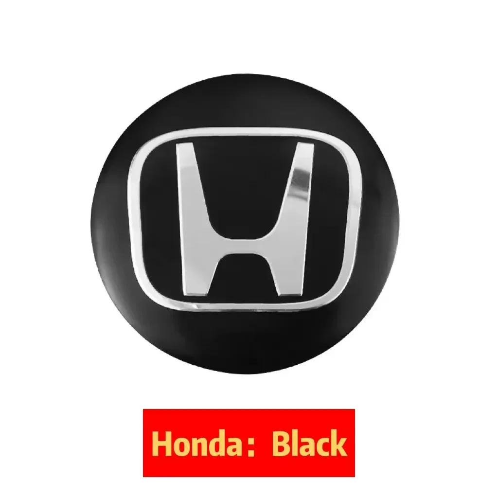 For Honda AccoCar Styling Wheel Center Stickers Auto Hub Cap Emblem Badge  For Honda Civic Fit Jazz Accord Pilot CRV Odyssey Passport City Shu
