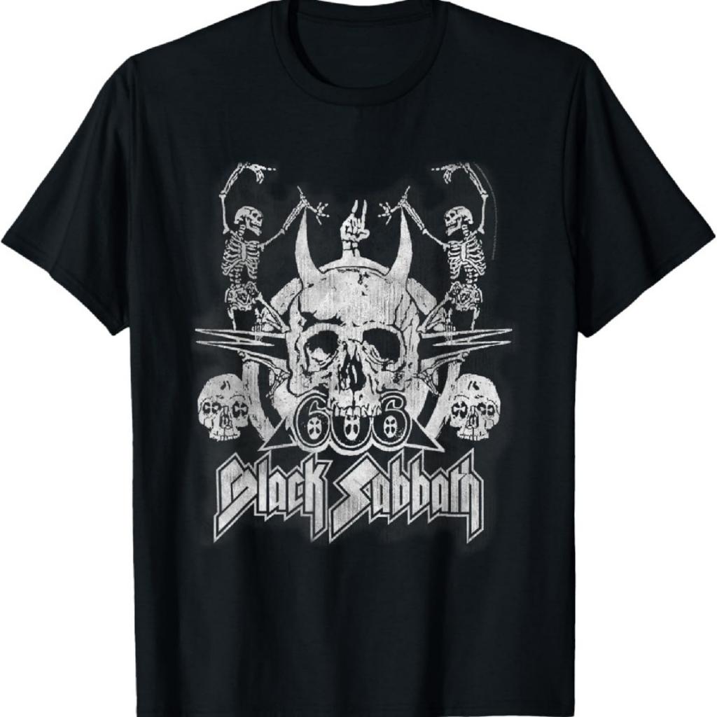 Официальная винтажная футболка Black Sabbath с танцующими скелетами (2)