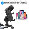 12V-24V 15W QC3.0 Wireless Charging Holder for Motorcycle Handlebar