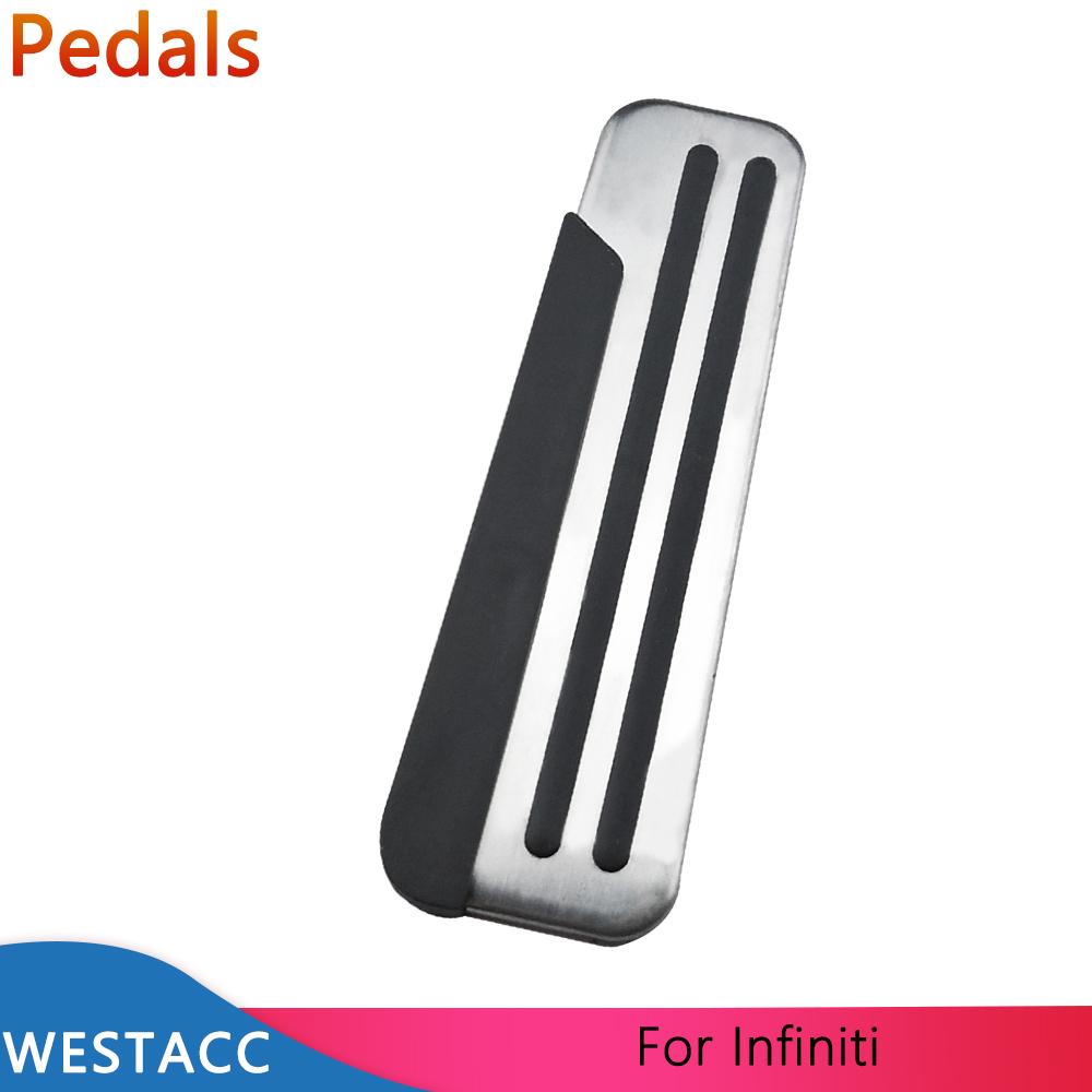 Автомобильные педали газа тормозная педаль чехол для Infiniti Q50 Q50L QX70 Q70 Q60 G35 G37 EX35 EX37 FX35 FX37 FX50