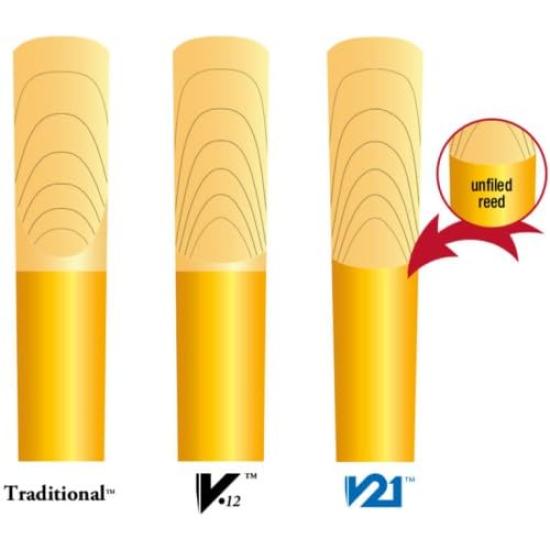 Vandoren CR1235 Bass Clarinet Traditional Reed, [3.5]