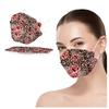 Взрослая леопардовая цветочная печатная уличная защитная маска для лица 