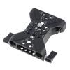 Multipurpose Camera Base Plate Baseplate with 15mm Rod Rail Clamp Tripod Mounting Baseplate