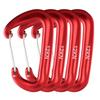 YAPJEB Carabiner Lock Carabiner 12KN Load Capacity 1200kg Mountain Climbing Aluminum Carabiner D Ring Ultra Light Key Ring Camping Tarp Emergency