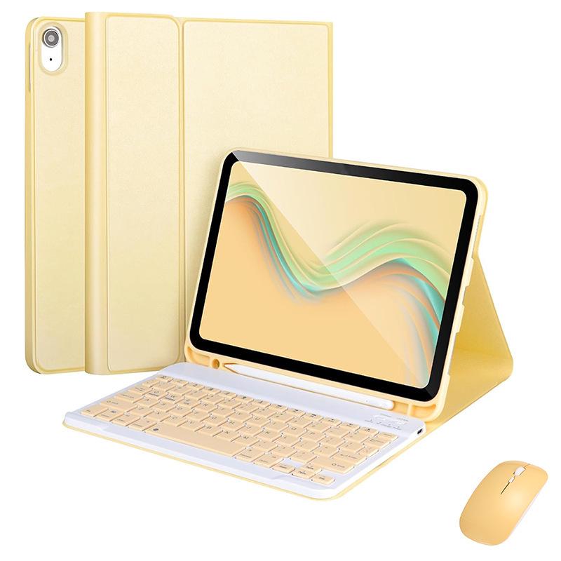 Магнитная Bluetooth-клавиатура для iPad 9.7/Air 2 в защитном кожаном чехле с отсеком для стилуса