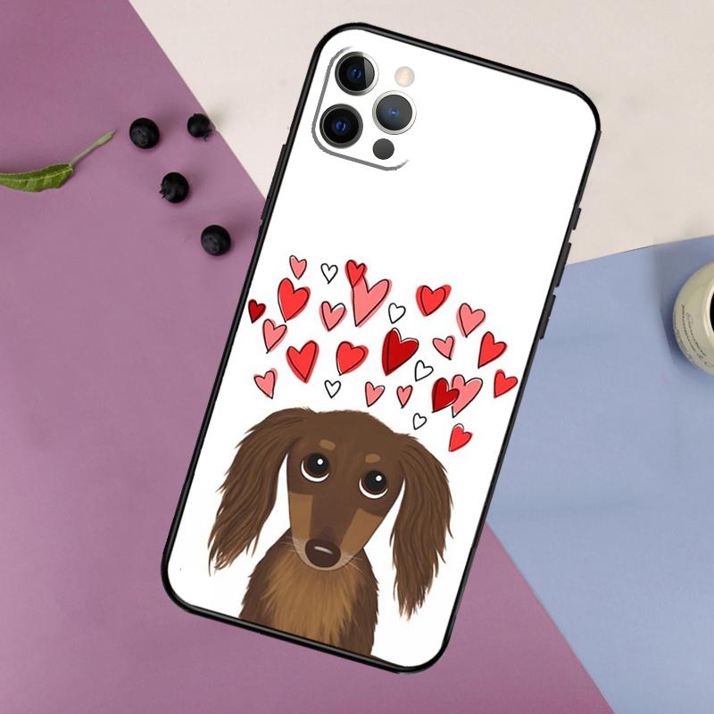 Dachshund Teckel Dackel Dog Phone Case For iPhone 18 17 16 15 14 11 12 13 Pro Max Plus 12 13 mini 16e 17 Air Bumper Cover