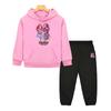 Boy Girls Hooded Spors Sets 2pcs Pullover+pant Stranger Things Print Anime Hoodie Fleece Sweatshirt Jacket Kids Boutique Clothes