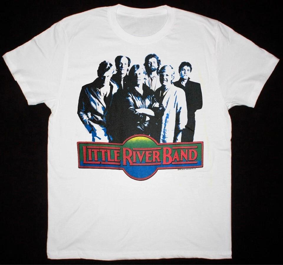 1984 Little River Band Мировой Тур Футболка Классическая Белая Унисекс S-5XL UU18