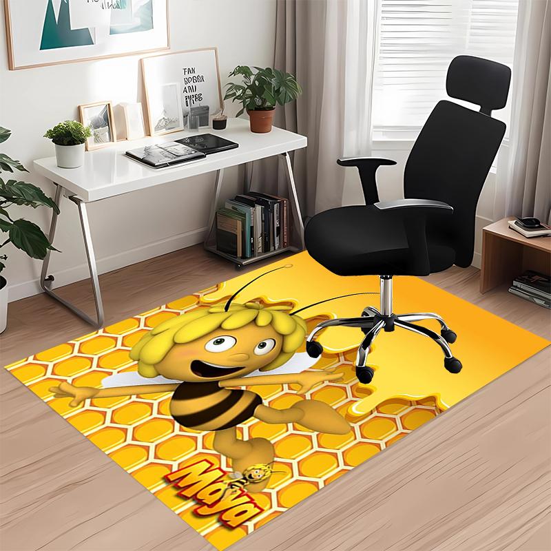 Maya the bee Printed Carpet, for Office Chair Living Room Bedroom Kitchen Room Decor Gifts.