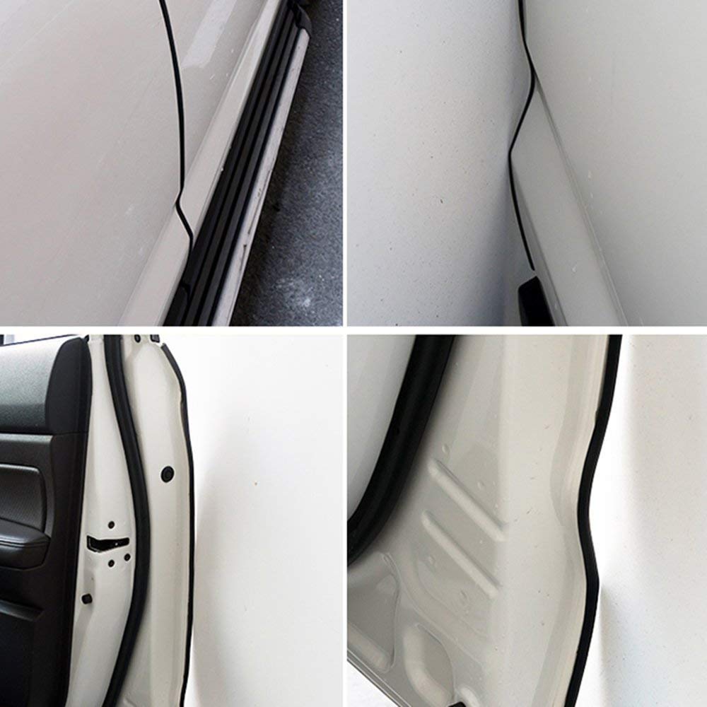 CTRICALVER Car Door Edge Protector, 5M Car Edge Trim Seal Protector U Shaped Car