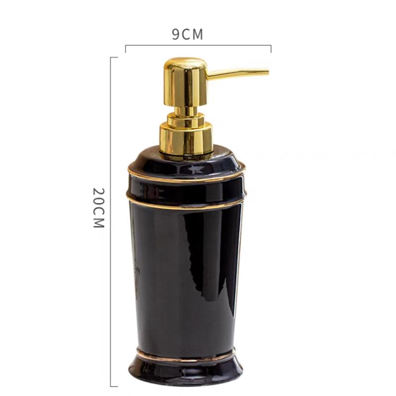 Керамическая бутылка для жидкого мыла Дозатор для мыла Контейнер для мыла Насос для мыла Дозатор для мыла Заправляемая бутылка для мыла