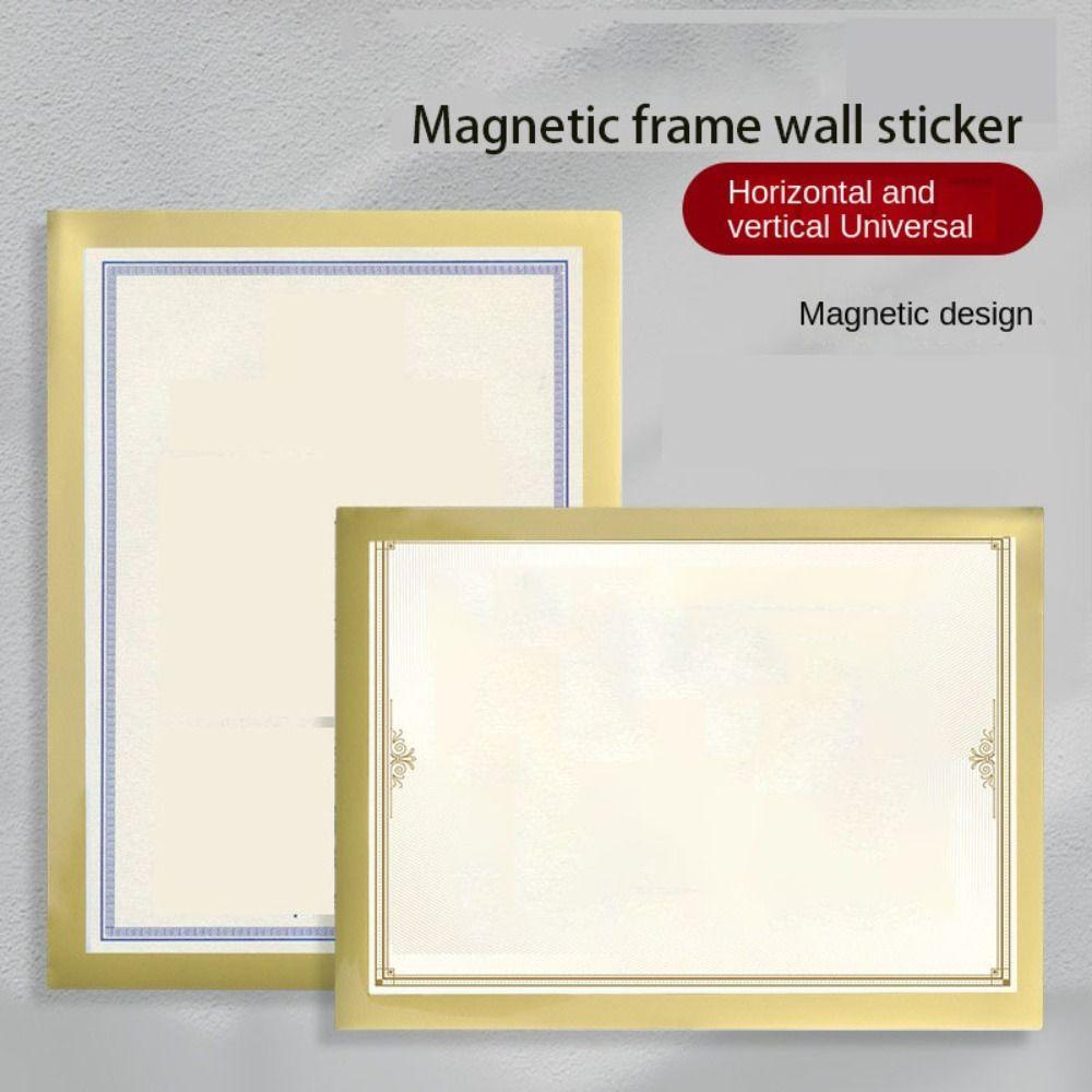 A4,A3 Photo Frame Adhesive Back Paper Holder Reusable Wall Sticker Wall