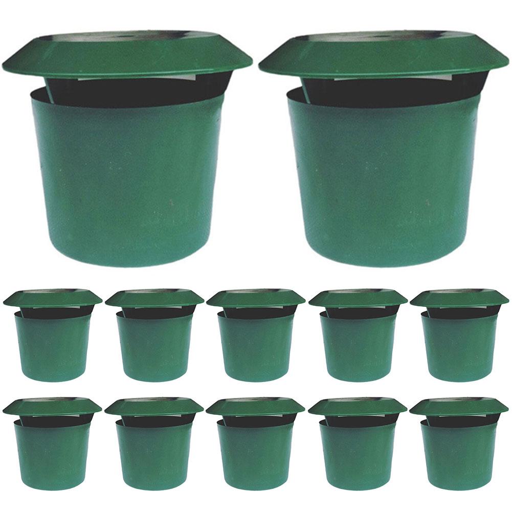 2/4/12 шт. ловушка для улиток, экологичная садовая клетка для слизней, многоразовая клетка для улиток, домик для слизней, защита для садовой фермы