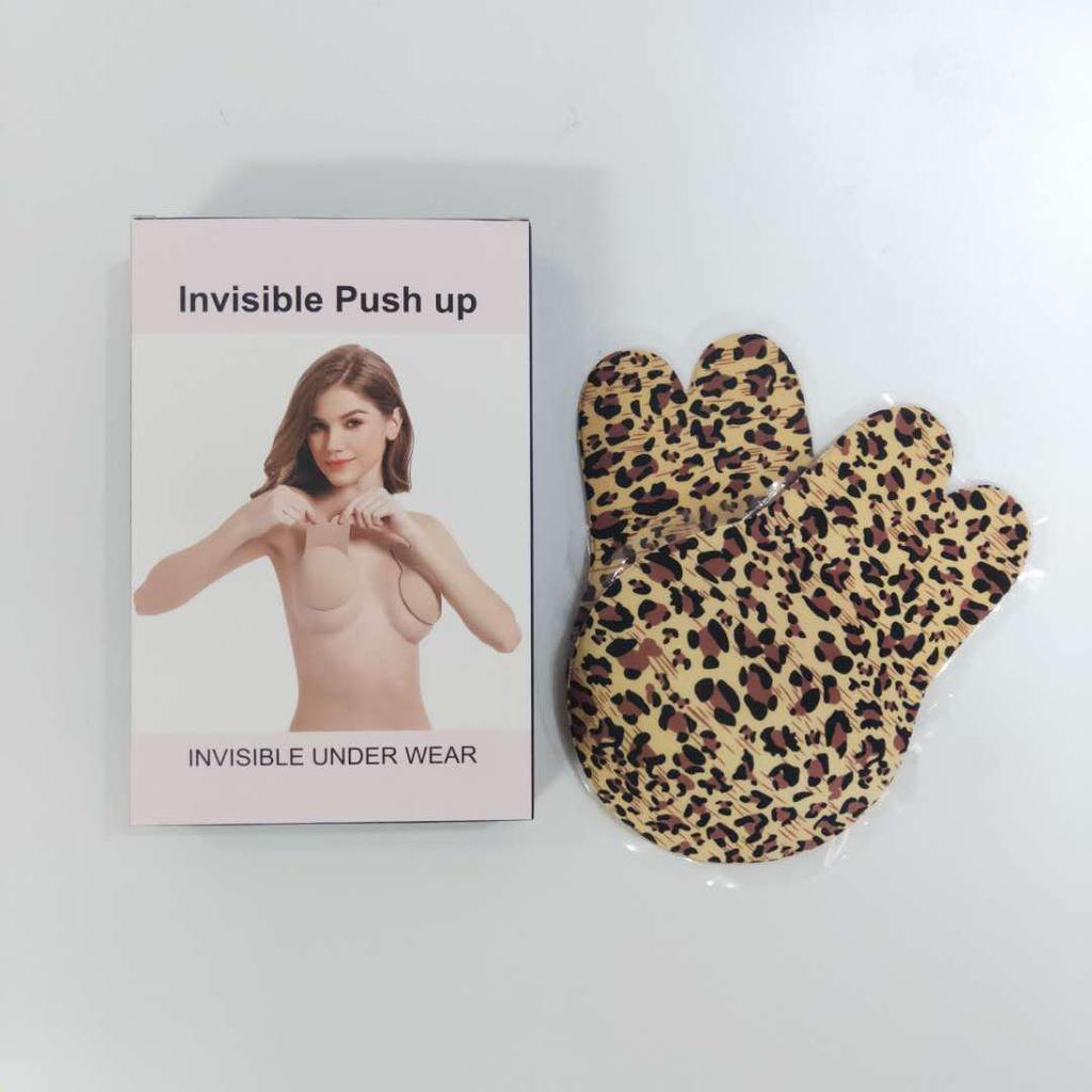 Силиконовые накладки на соски-зайки Push-Up и бюстгальтер без бретелек