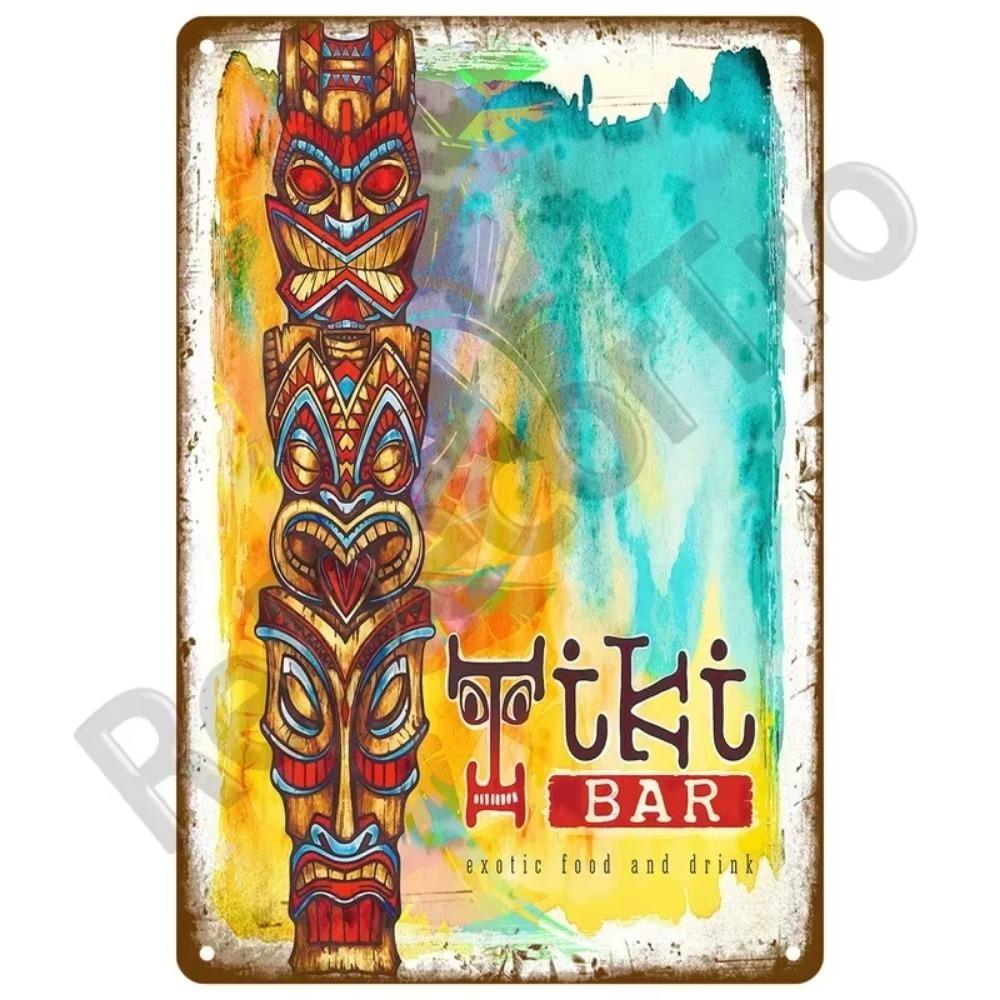 1PC Transform Your Space This Summer: 1PC Exquisite Vintage Metal Plaque, Perfect for Coastal Decor In Homes, Beach Bars & More